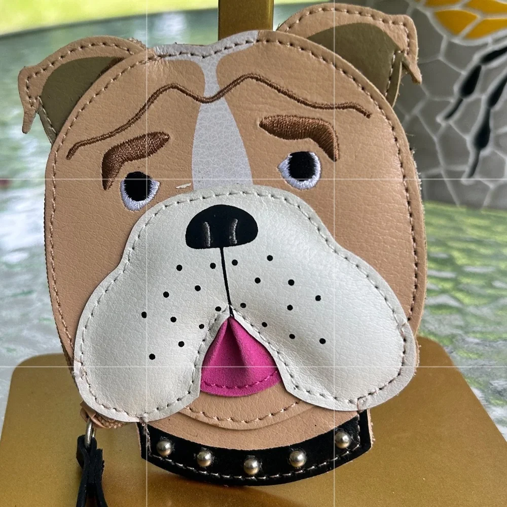Rolf’s leather Bulldog Face coin purse. - Picture 3 of 4